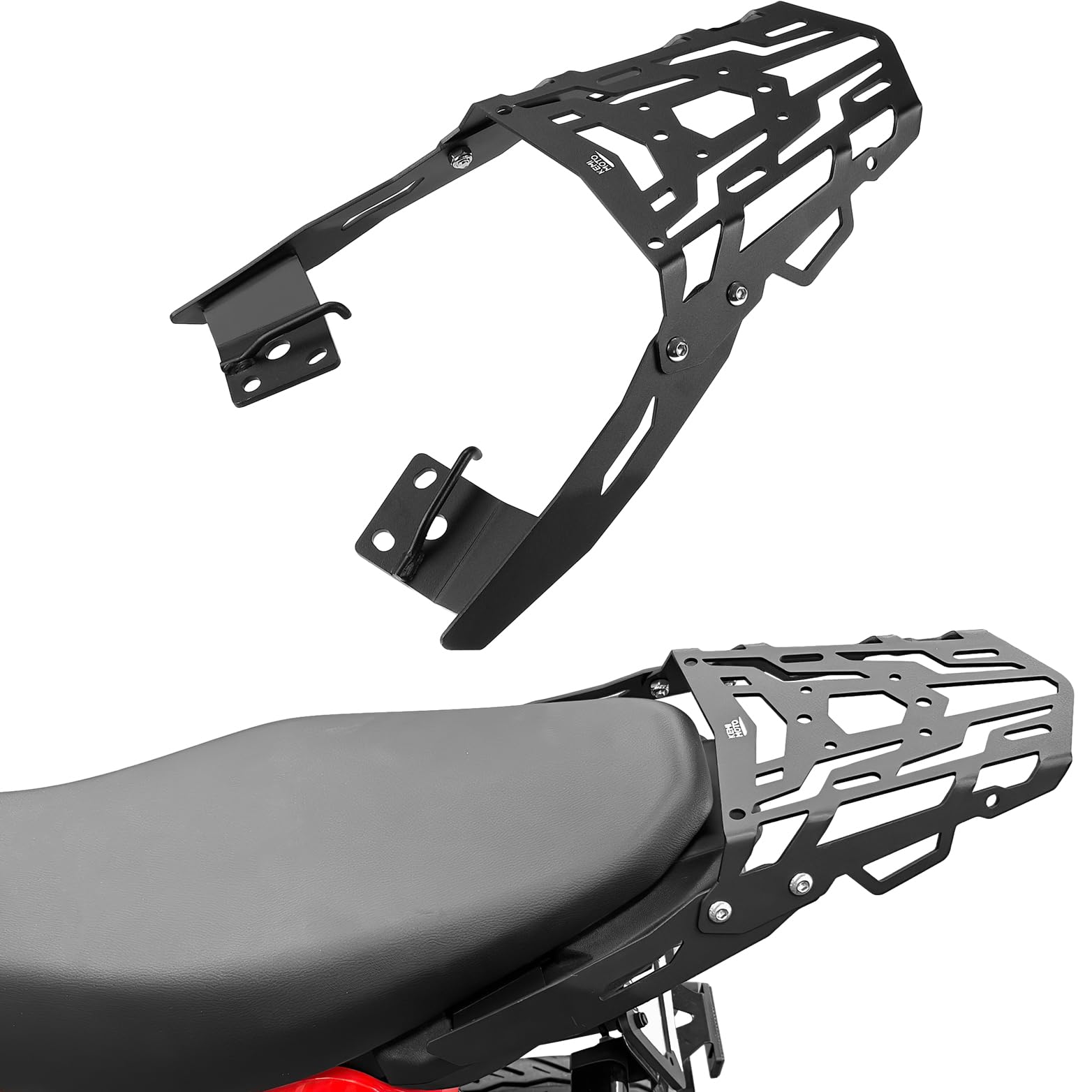 Photo of Motorcycle Rear Tail Storage Rack for Navi 2022-2024 by Kemimoto - Premium for UTVs / Side by Sides