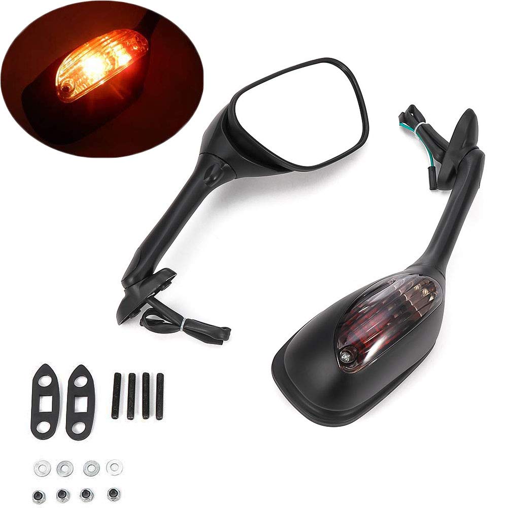 Photo of Motorcycle Turn Signal Mirror for GSXR 600 750 by Kemimoto - Premium for UTVs / Side by Sides
