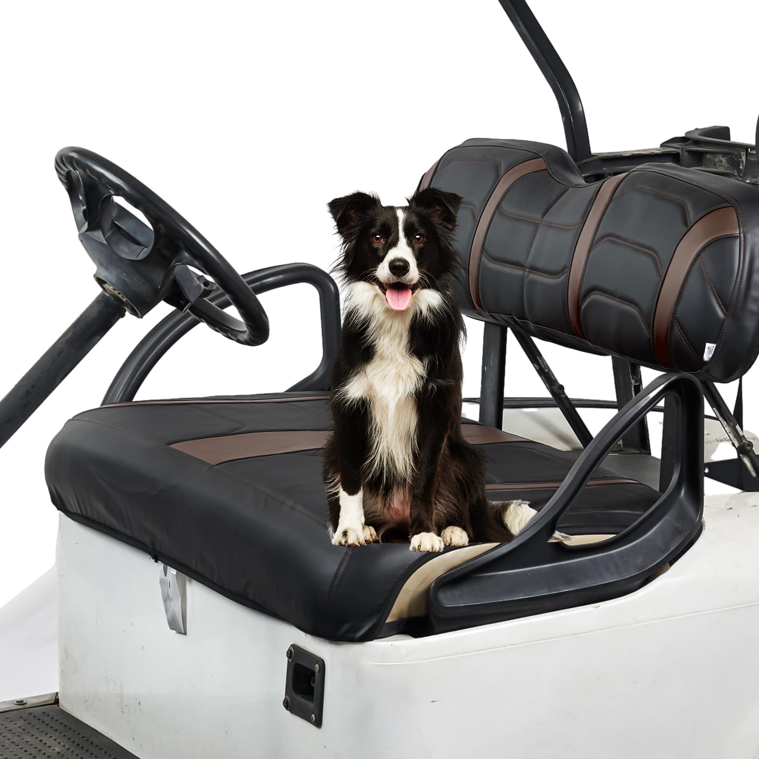 Photo of Seat Covers for EZGO TXT OEM Front Seats by Kemimoto - Premium for UTVs / Side by Sides