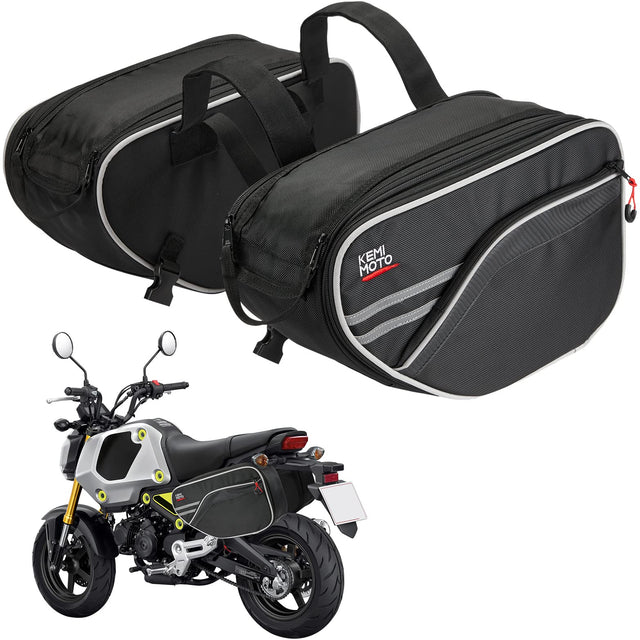 Photo of Saddlebags Waterproof 30L (15L*2) for Grom by Kemimoto - Premium for UTVs / Side by Sides