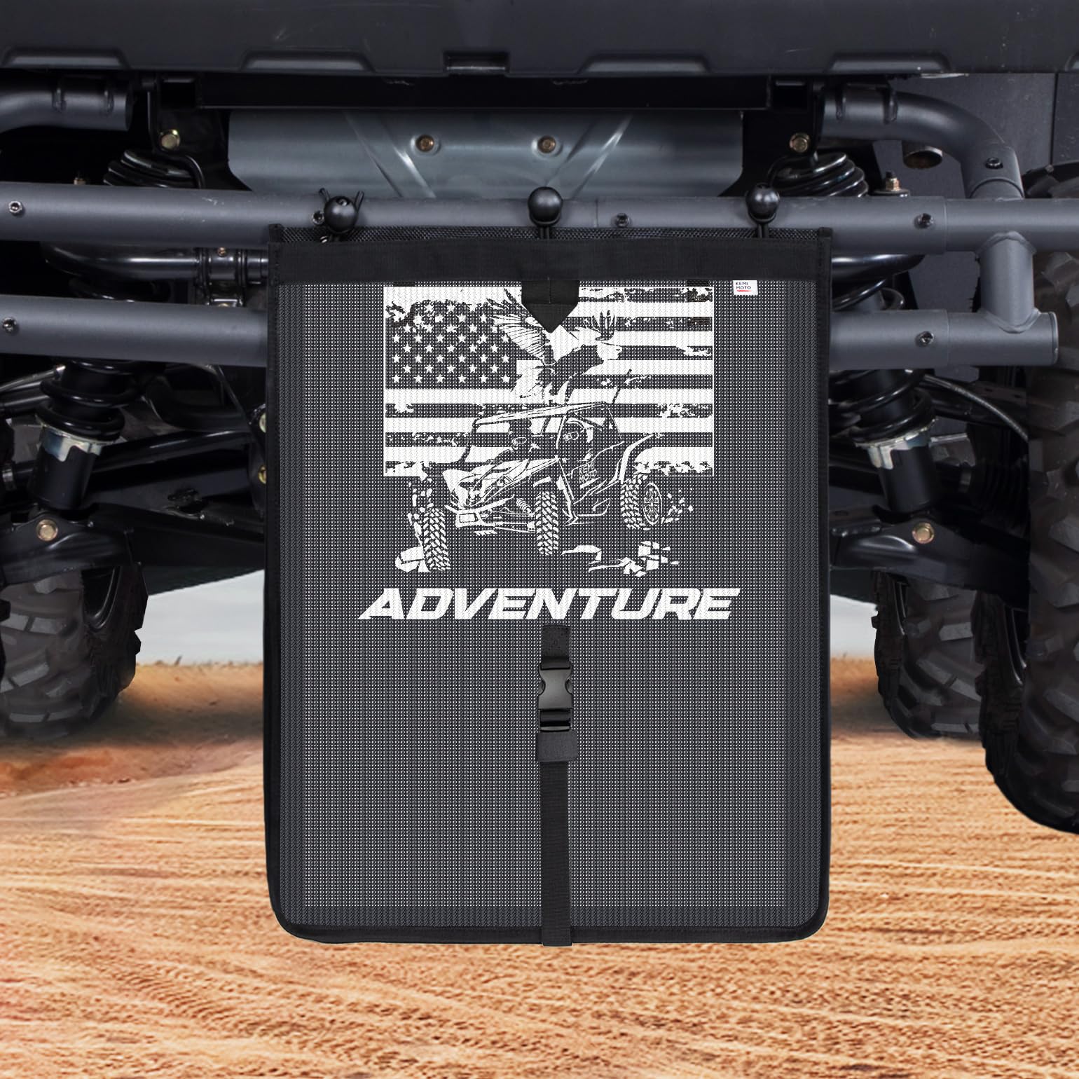 Photo of Universal Trash Sack Mesh Trash Bag for UTV Golf by Kemimoto - Premium for UTVs / Side by Sides