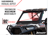Photo of SuperATV Polaris RZR XP Turbo S Glass Windshield by SuperATV - Premium Windshields for UTVs / Side by Sides