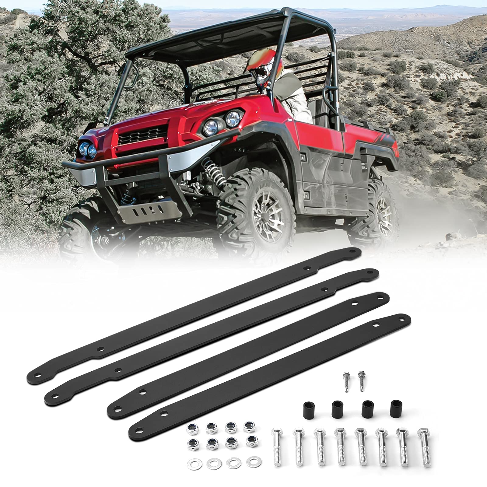Photo of 2" Lift Kit for Kawasaki Mule PRO by Kemimoto - Premium for UTVs / Side by Sides