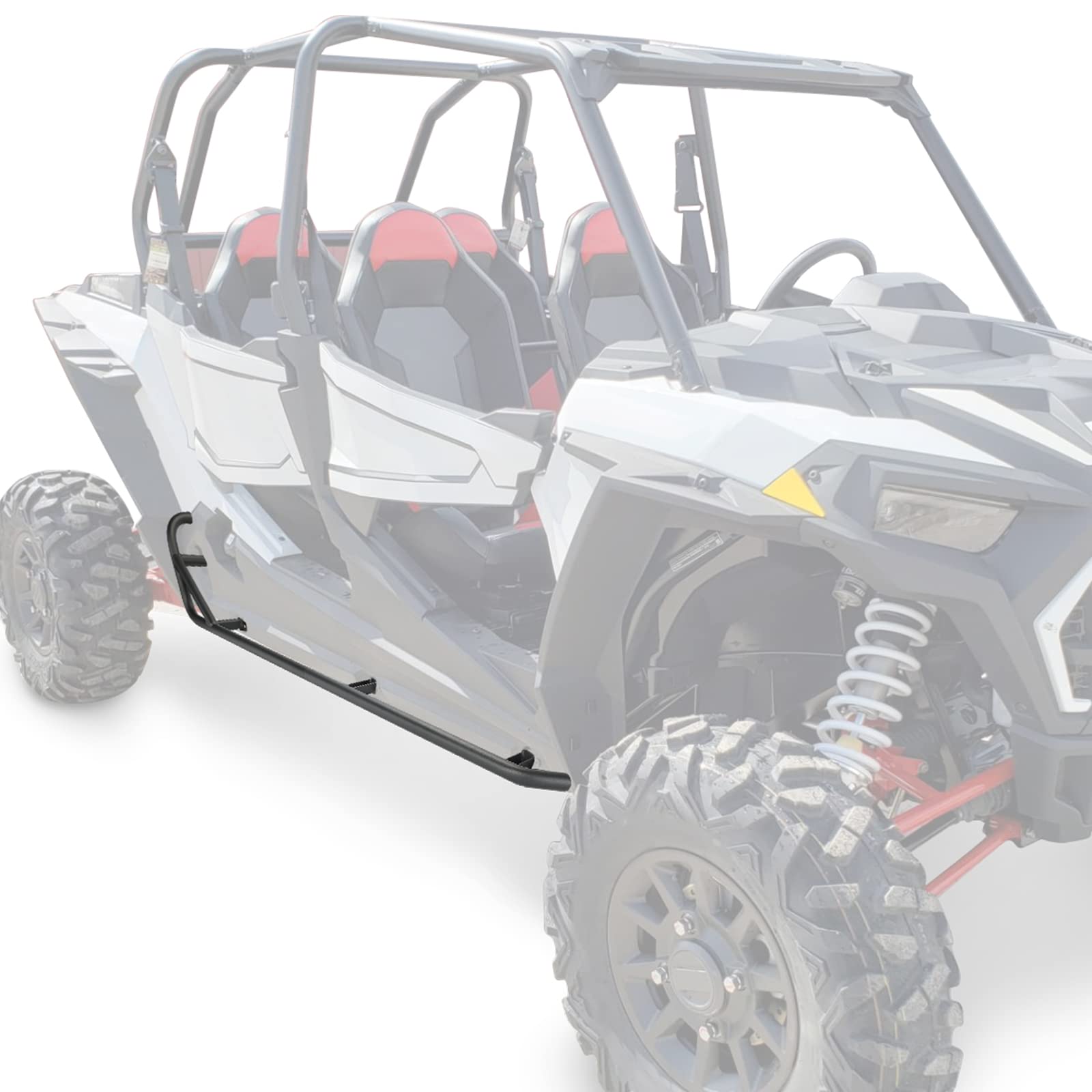 Photo of Steel Nerf Bars Fit Polaris RZR XP 4 1000 / 4 Turbo 2014-2023 by Kemimoto - Premium for UTVs / Side by Sides