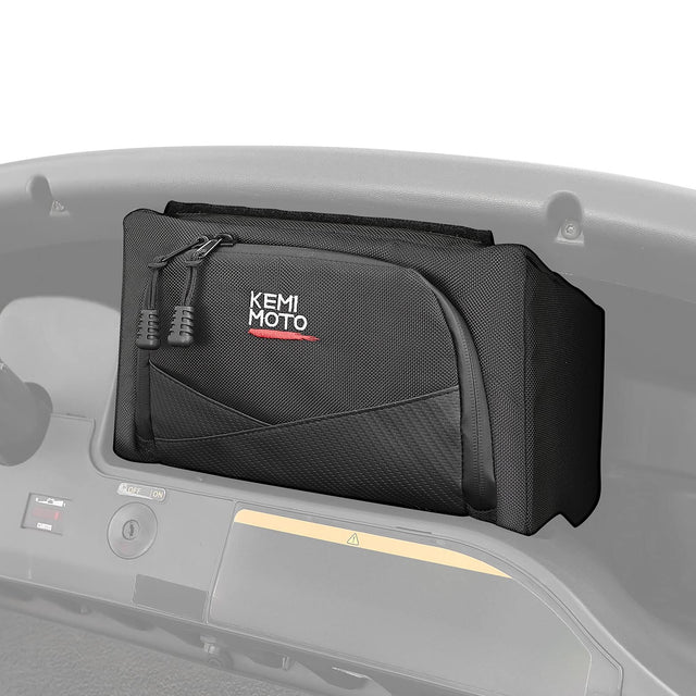 Photo of Golf Cart Dash Storage Bag for Club Car Precedent/ Tempo/ Onward by Kemimoto - Premium for UTVs / Side by Sides
