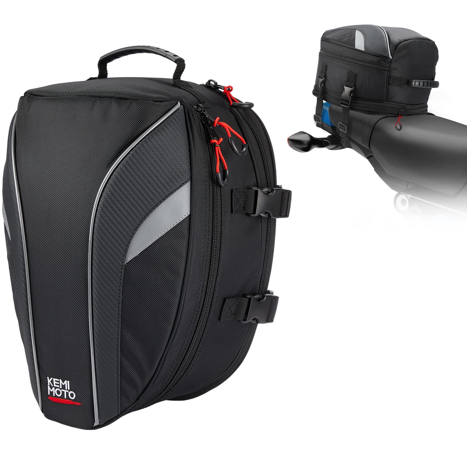 Photo of Tail Bags 18 Liters Expandable for Grom 2022-2024 by Kemimoto - Premium for UTVs / Side by Sides