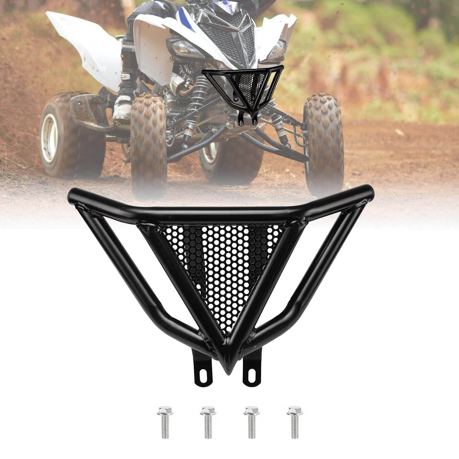 Photo of Kemimoto Front Bumper for Yamaha Raptor 700 700R 2006-2022 by Kemimoto - Premium for UTVs / Side by Sides