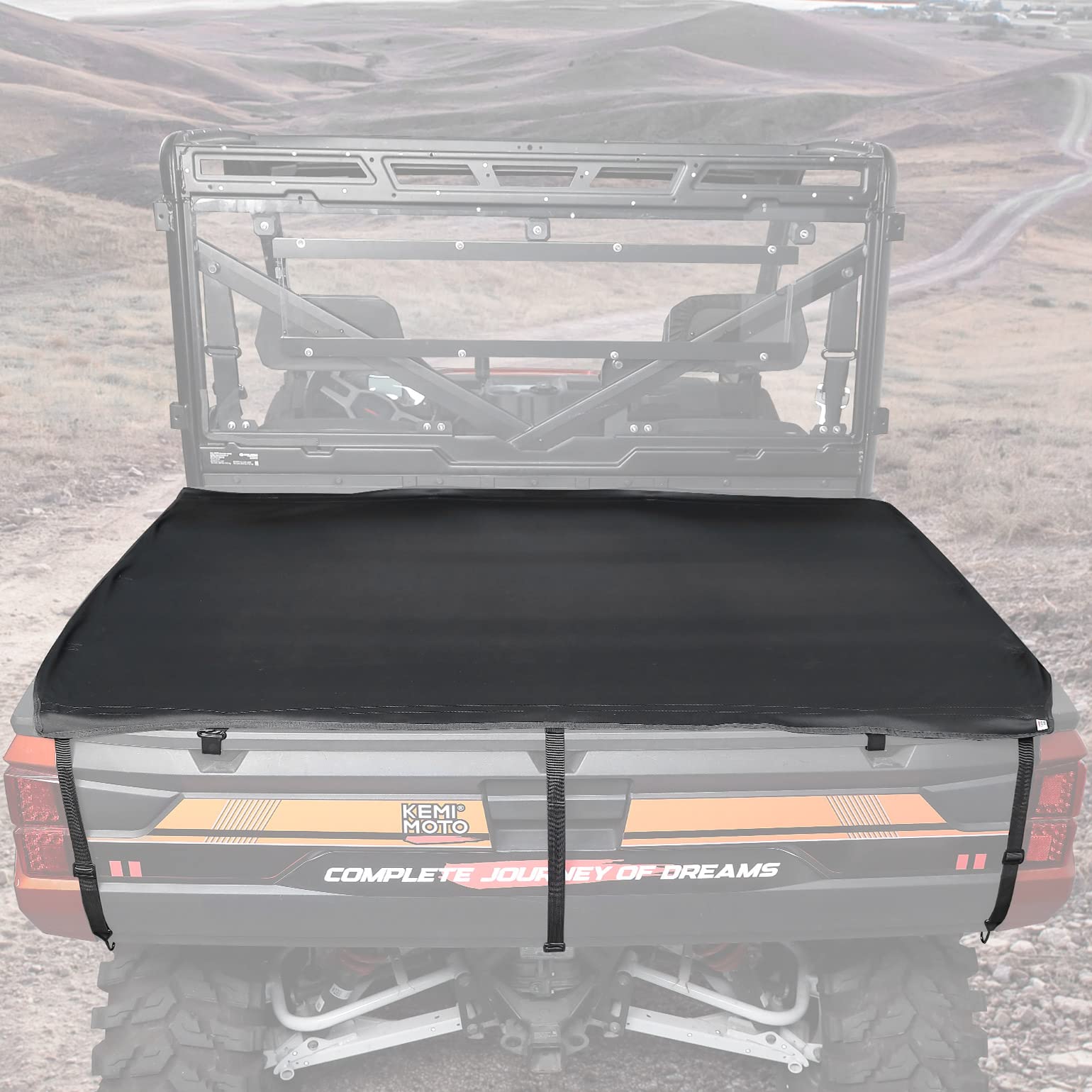 Photo of UTV Cargo Bed Cover for Polaris Ranger XP 1000 / Crew by Kemimoto - Premium for UTVs / Side by Sides