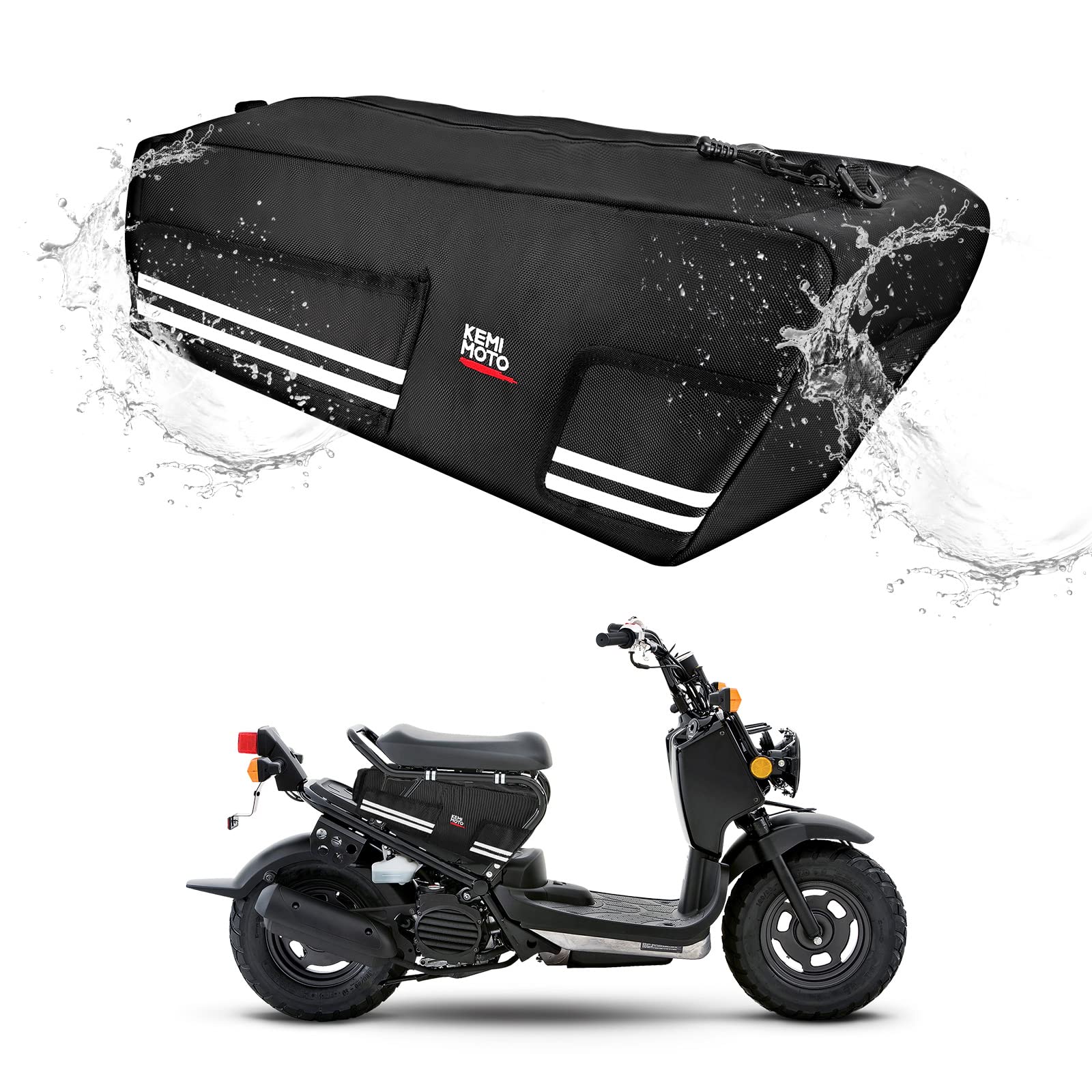 Photo of Under Seat Storage Bag Cling to The Side Frame Ruckus Bag by Kemimoto - Premium for UTVs / Side by Sides