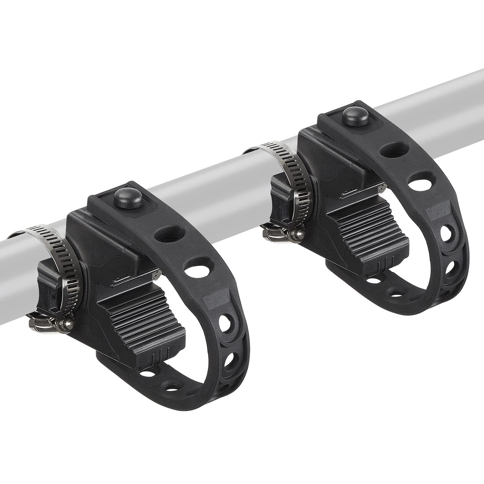 Photo of Type B Rubber Tool Clamp Fits 0.75-2.25 Inches Roll Bars by Kemimoto - Premium for UTVs / Side by Sides