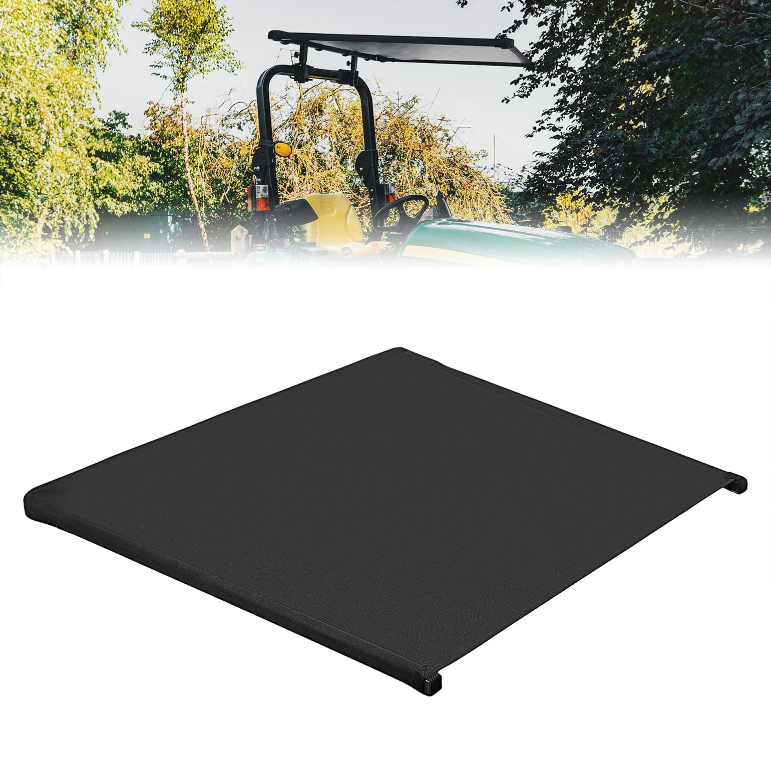 Photo of Tractor Sun Shade Canopy for John Deere Kubota Cub Cadet by Kemimoto - Premium for UTVs / Side by Sides
