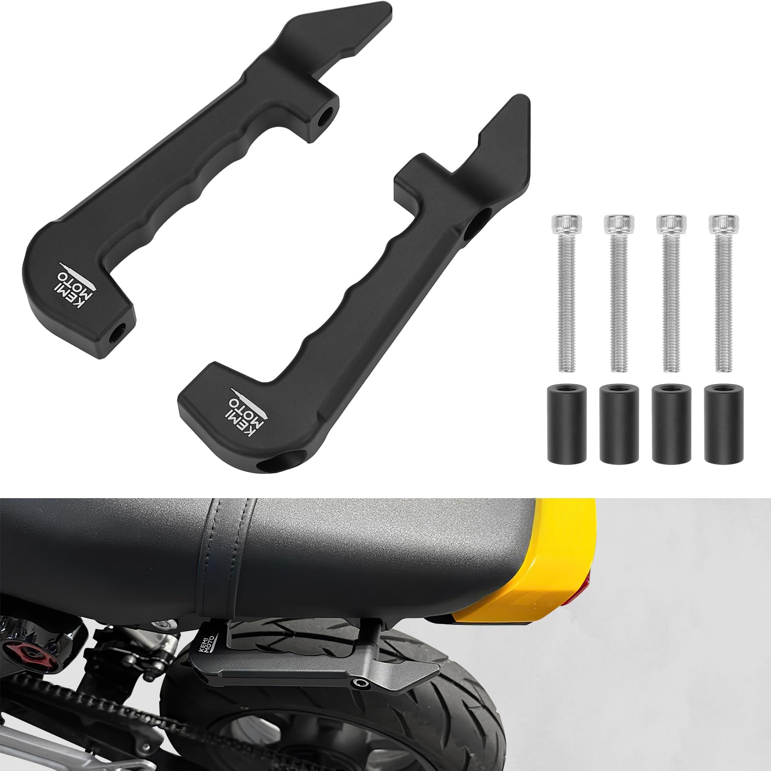Photo of Rear Passenger Grab Bar for Grom 2022-2025 by Kemimoto - Premium for UTVs / Side by Sides