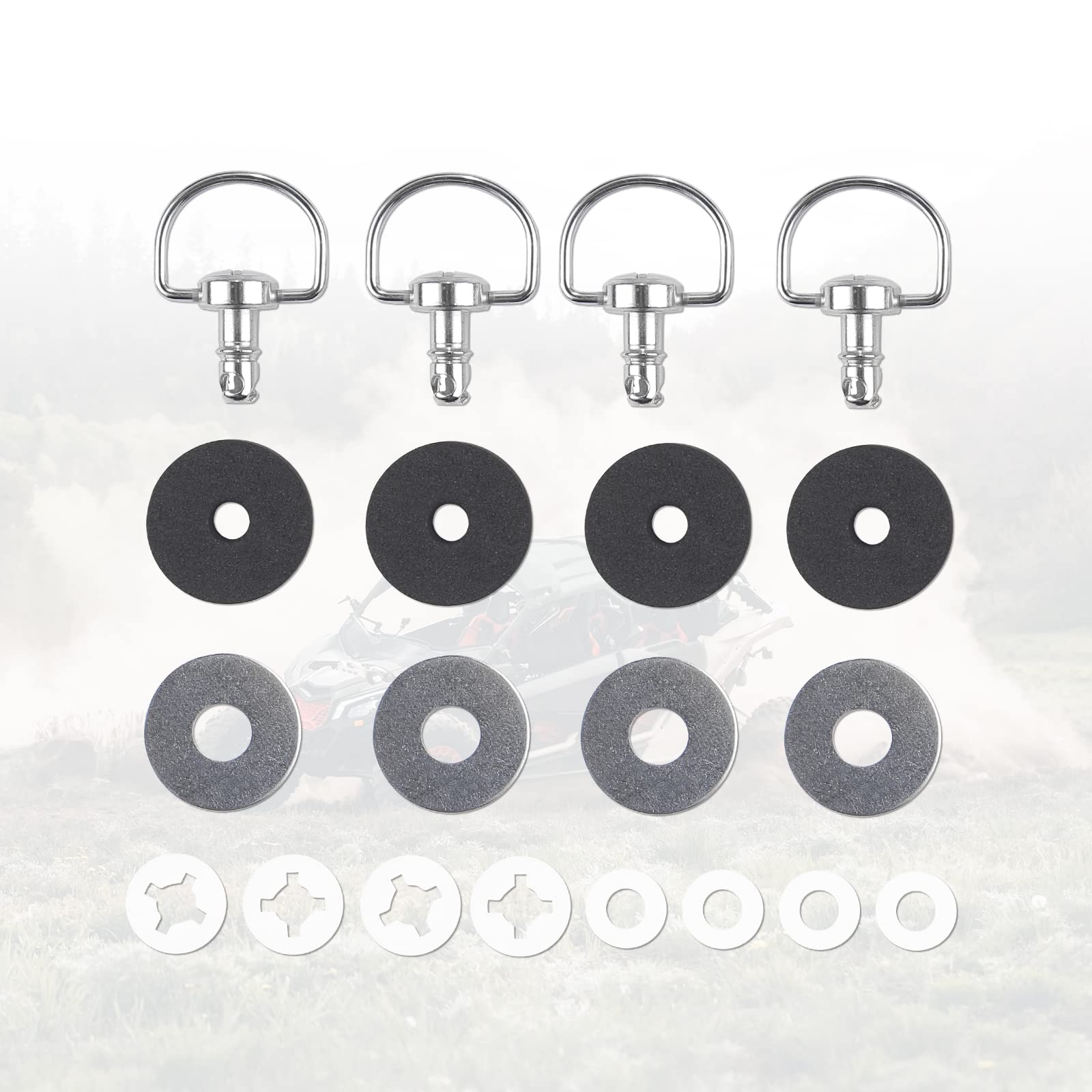 Photo of Roof Pins Quick Release Bolts For Can-Am Maverick X3 / X3 MAX by Kemimoto - Premium for UTVs / Side by Sides