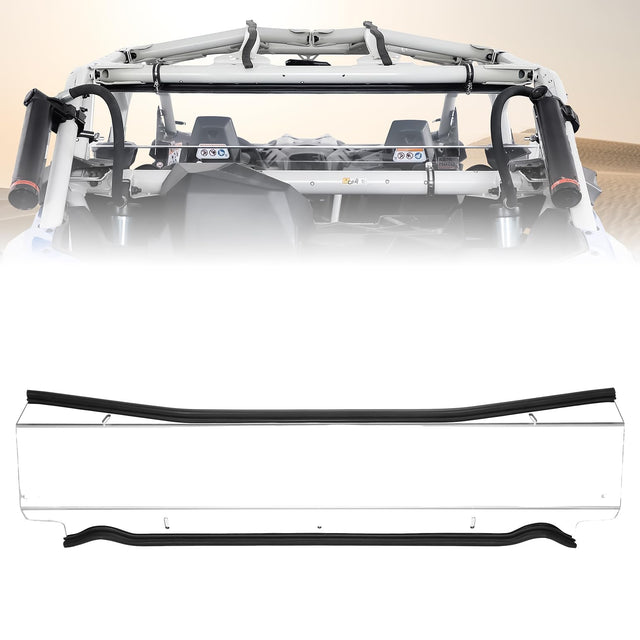 Photo of Upgraded Sealing Rear Windshield for Can-Am Maverick X3/ X3 MAX by Kemimoto - Premium for UTVs / Side by Sides