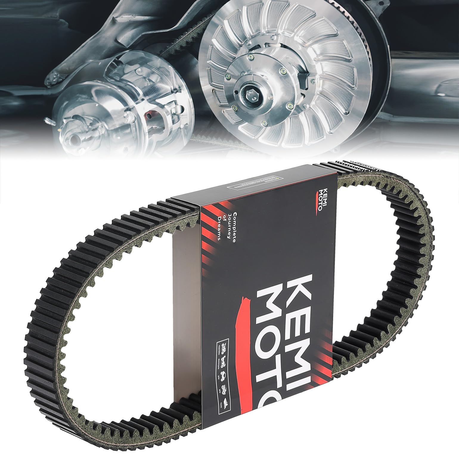 Photo of UTV Heavy Drive Belt for Polaris Ranger 500 800/ RZR 800 by Kemimoto - Premium for UTVs / Side by Sides