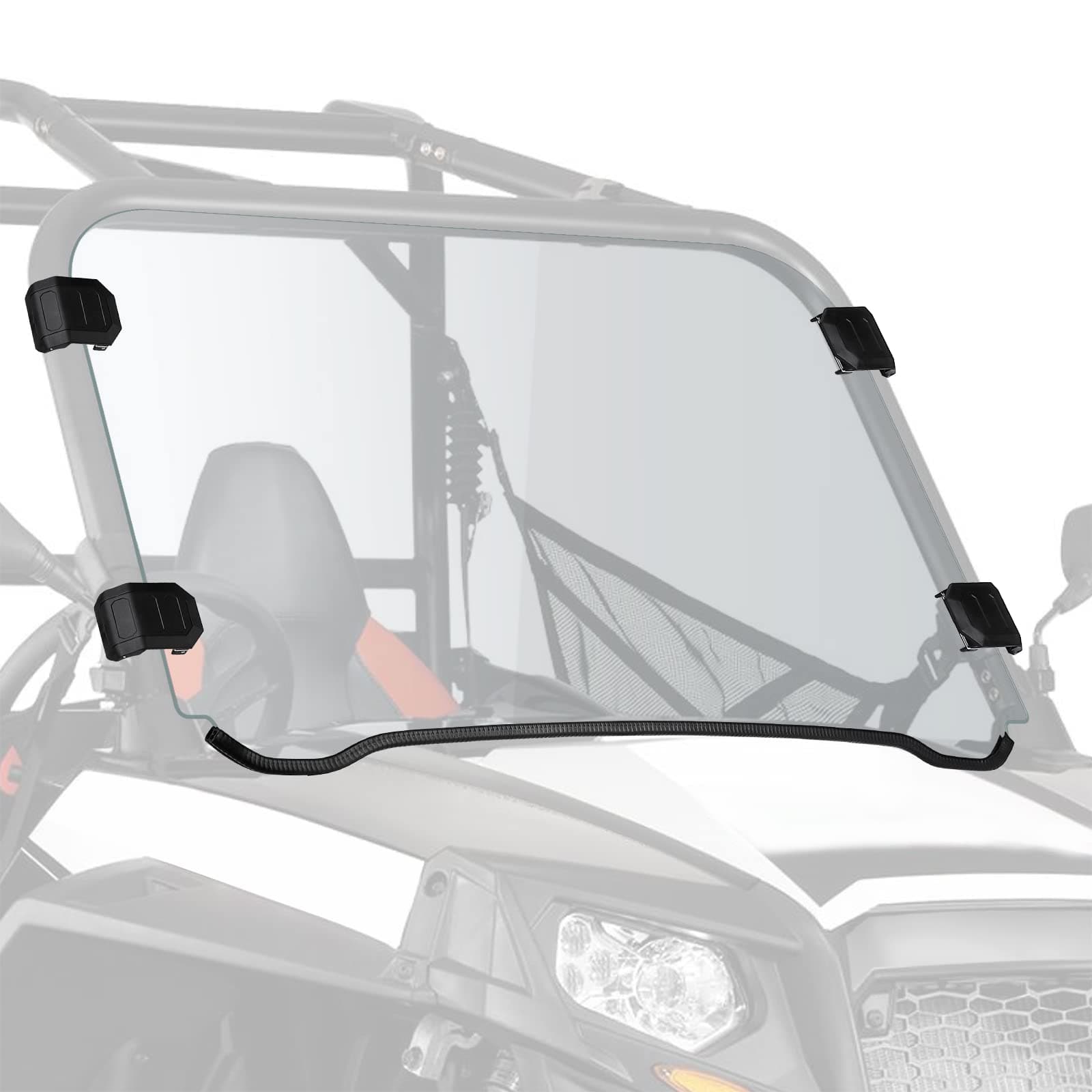 Photo of Kemimoto Front Full PC Windshield for Polaris RZR 570 800/4 800S XP 900/4 by Kemimoto - Premium for UTVs / Side by Sides