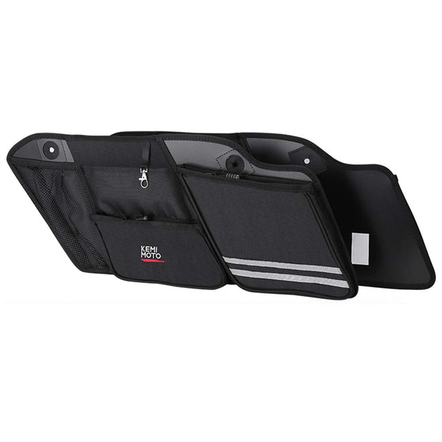 Photo of Motorcycle Touring Saddle Bags Organizers (2 Pack) by Kemimoto - Premium for UTVs / Side by Sides