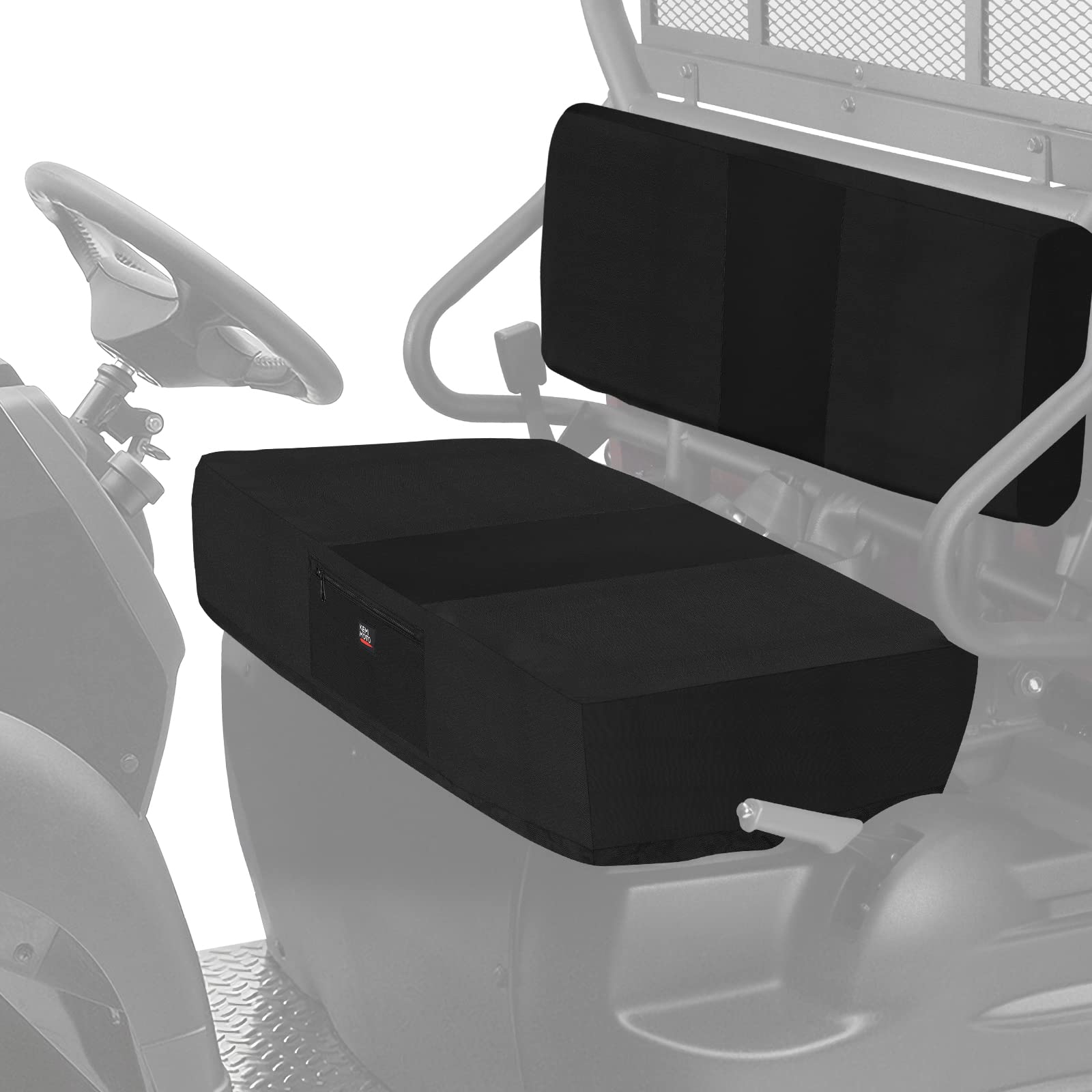 Photo of Bench Seat Cover for Kawasaki Mule 610 600 600D by Kemimoto - Premium for UTVs / Side by Sides