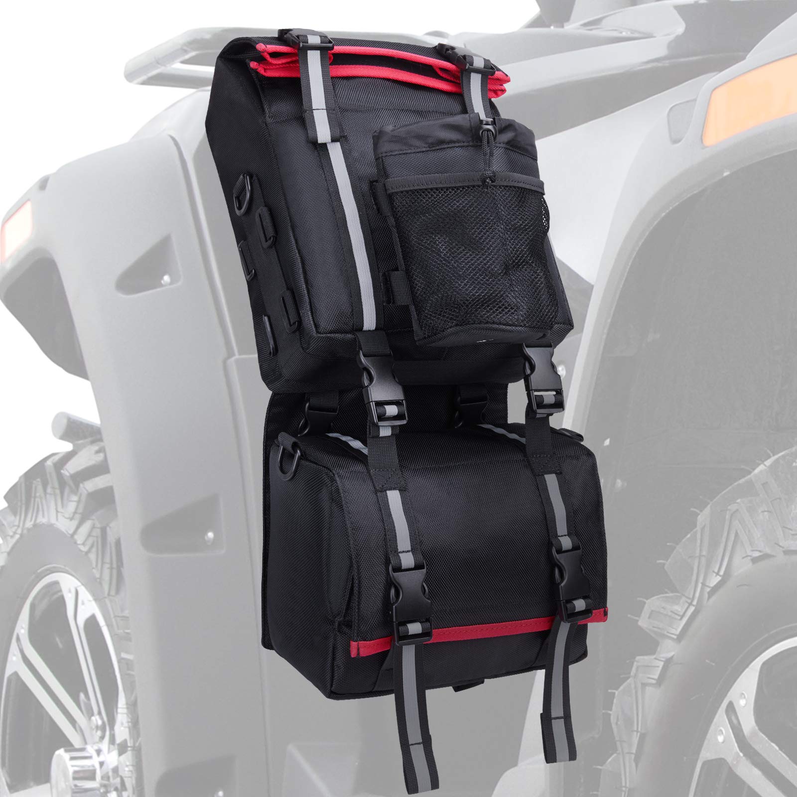 Photo of ATV Fabric Fender Bag for Yamaha Grizzly by Kemimoto - Premium for UTVs / Side by Sides