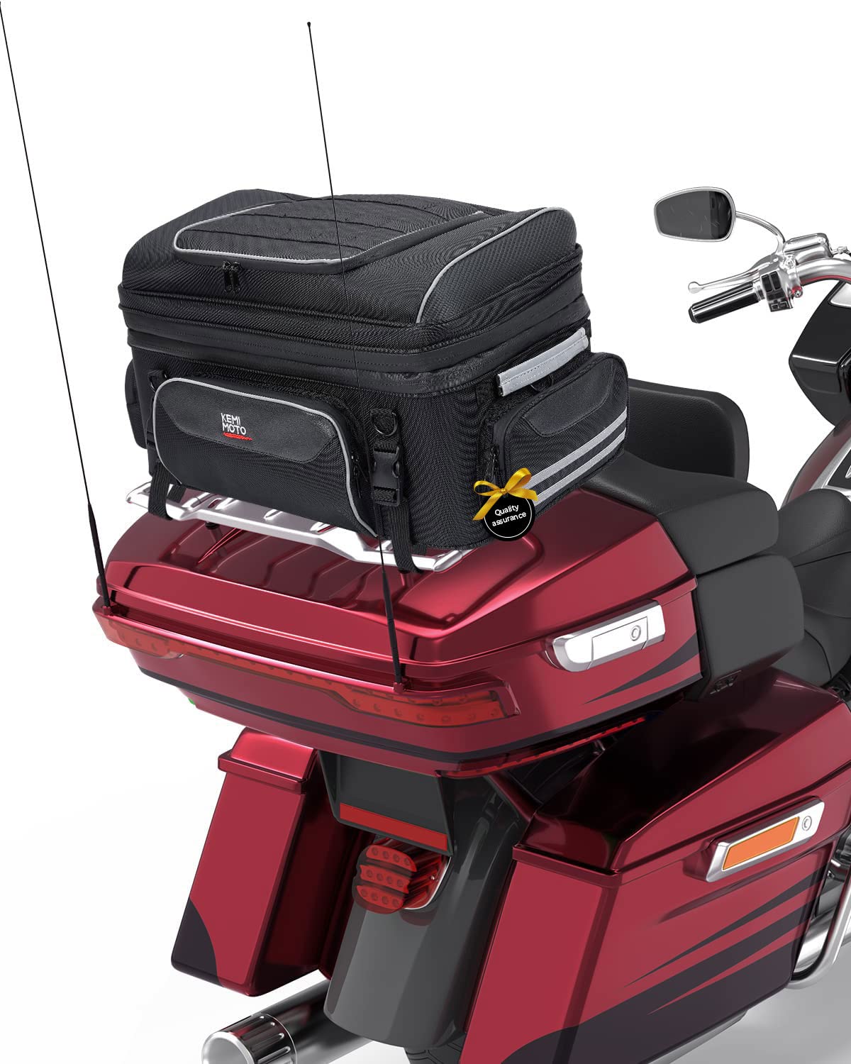 Photo of Motorcycle Luggage Tour-Pack Tail Duffle Bag for Road King Street Glide Road Glide by Kemimoto - Premium for UTVs / Side by Sides