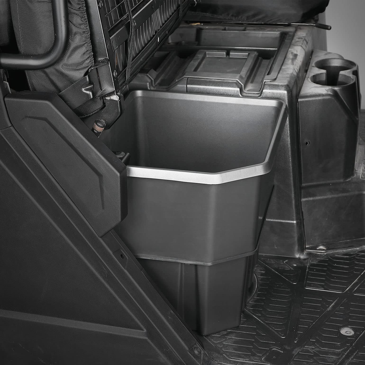Photo of Under Seat Storage Box for Polaris Ranger XP 1000 / Crew (2018-2024) by Kemimoto - Premium for UTVs / Side by Sides