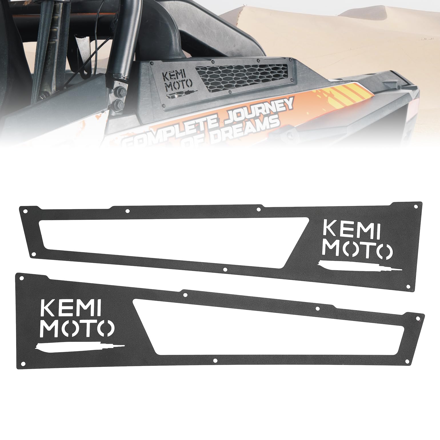 Photo of Side Vent Covers for RZR XP 1000/ 4 1000 (2014-2023) by Kemimoto - Premium for UTVs / Side by Sides