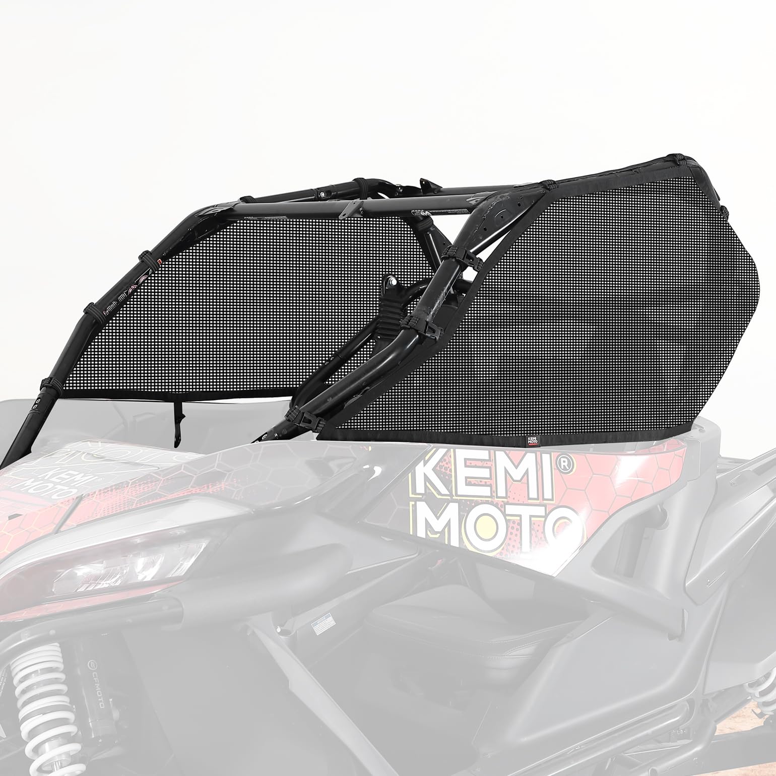 Photo of Upgraded Window Nets For CFMOTO ZForce 950 by Kemimoto - Premium for UTVs / Side by Sides