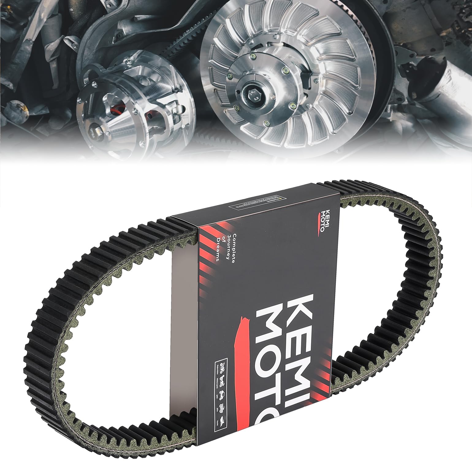 Photo of UTV CVT Drive Belt for Polaris Ranger 570/900 XP/Crew 900 by Kemimoto - Premium for UTVs / Side by Sides