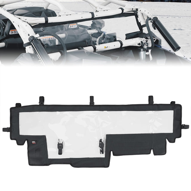 Photo of Soft Rear Windshield for Can-Am Maverick X3/MAX by Kemimoto - Premium for UTVs / Side by Sides