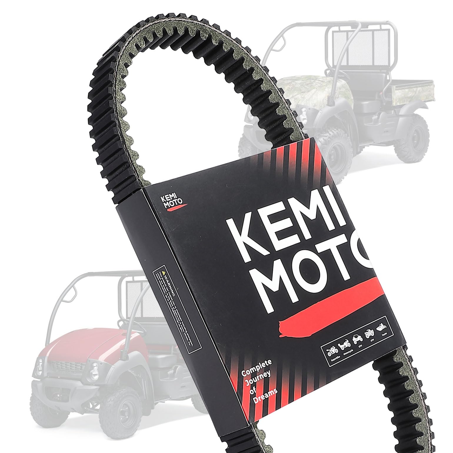 Photo of UTV Drive Belt for Kawasaki KAF400 Mule 600 610 / Mule SX by Kemimoto - Premium for UTVs / Side by Sides