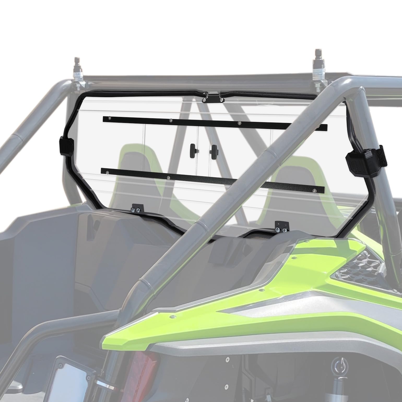 Photo of UTV Rear Windshield Sliding Vented Back Window for Talon 1000X-4 by Kemimoto - Premium for UTVs / Side by Sides