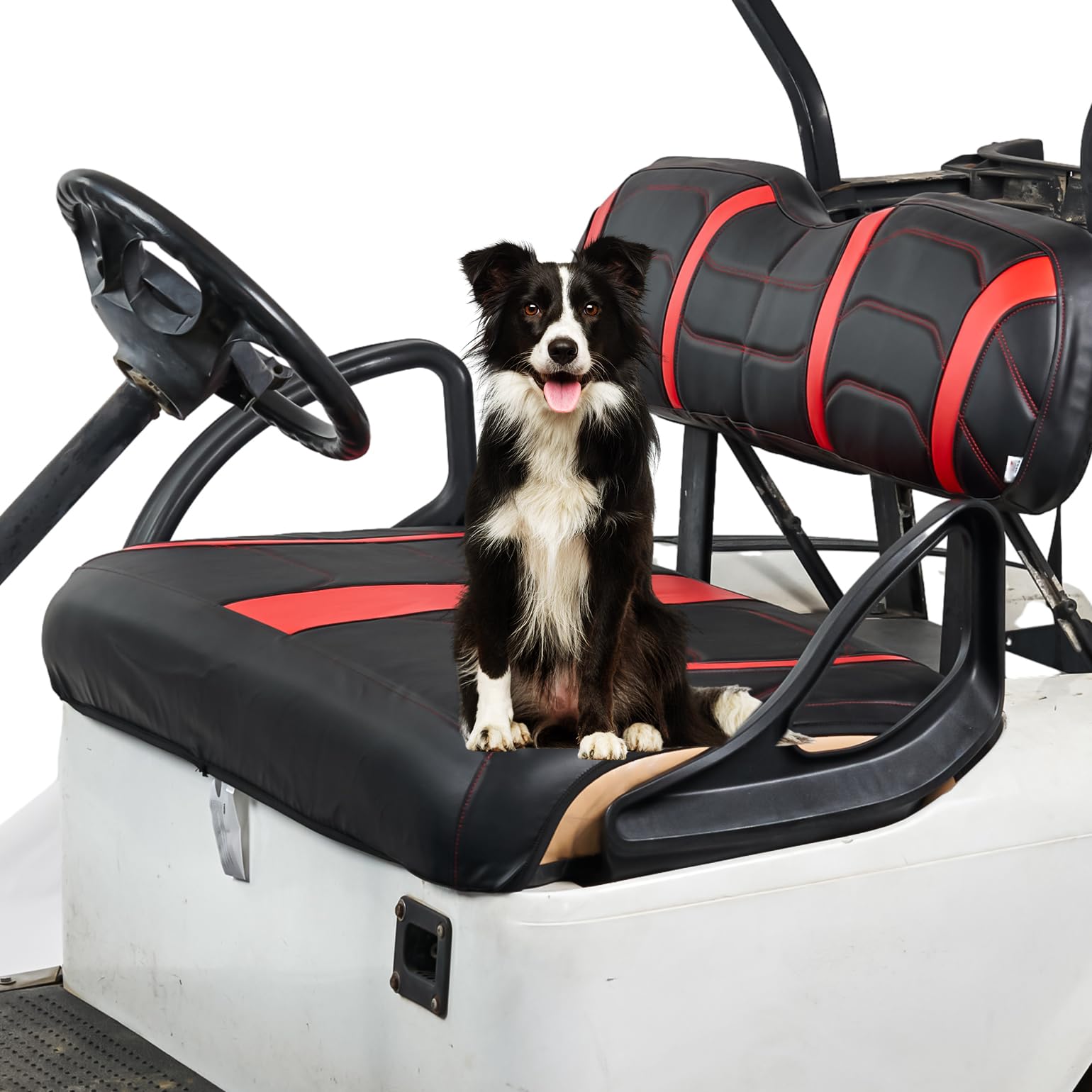 Photo of Front Seat Covers for EZGO TXT 1994-2013 by Kemimoto - Premium for UTVs / Side by Sides