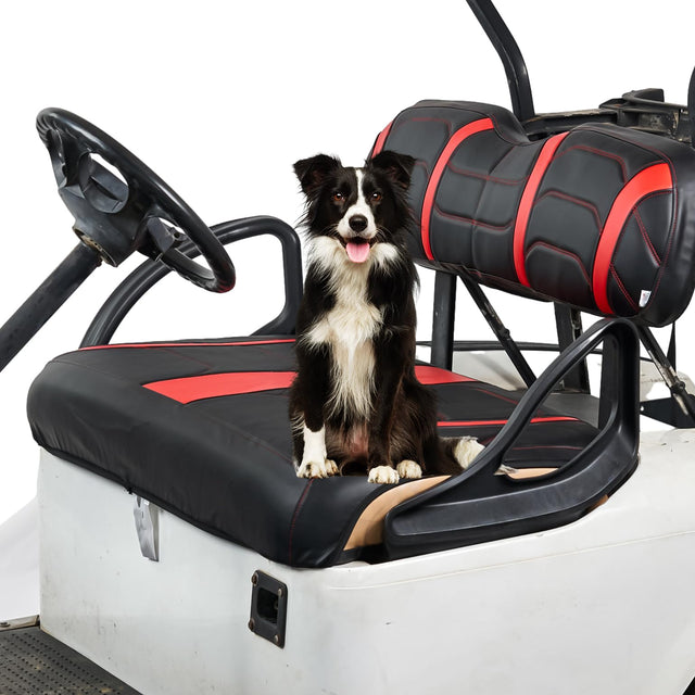 Photo of Front Seat Covers for EZGO TXT 1994-2013 by Kemimoto - Premium for UTVs / Side by Sides