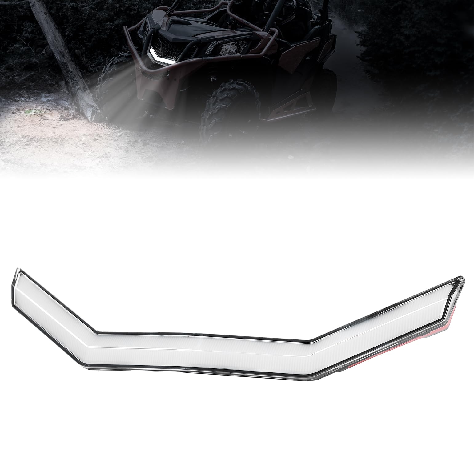 Photo of Kemimoto Front Grille Light, LED Accent Light for Can-Am Maverick Trail Sport by Kemimoto - Premium for UTVs / Side by Sides