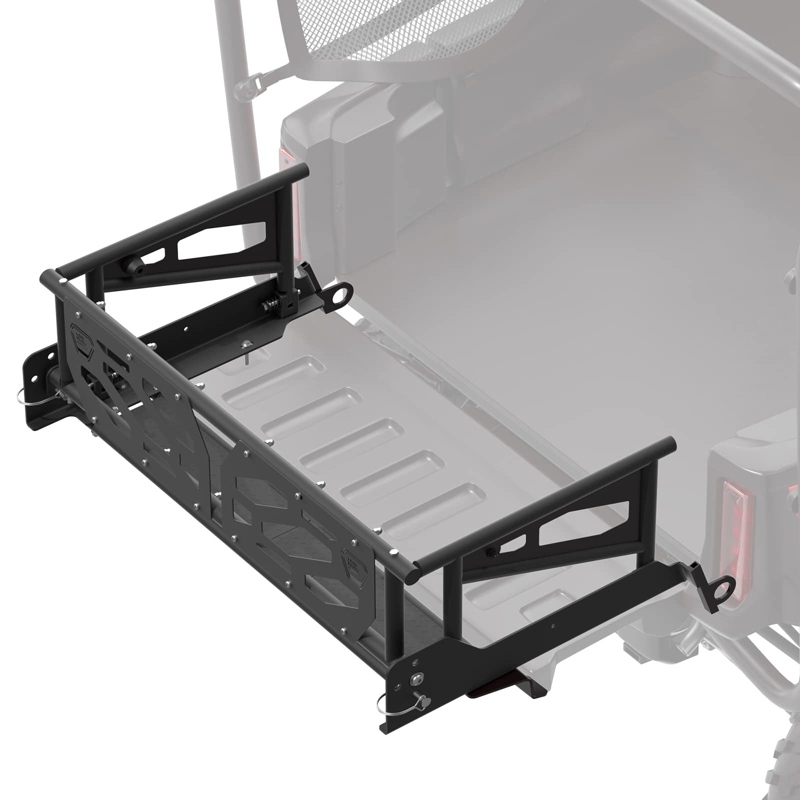 Photo of Rear Cargo Bed Extender for Pioneer 1000-5 700-4 2016-2024 by Kemimoto - Premium for UTVs / Side by Sides