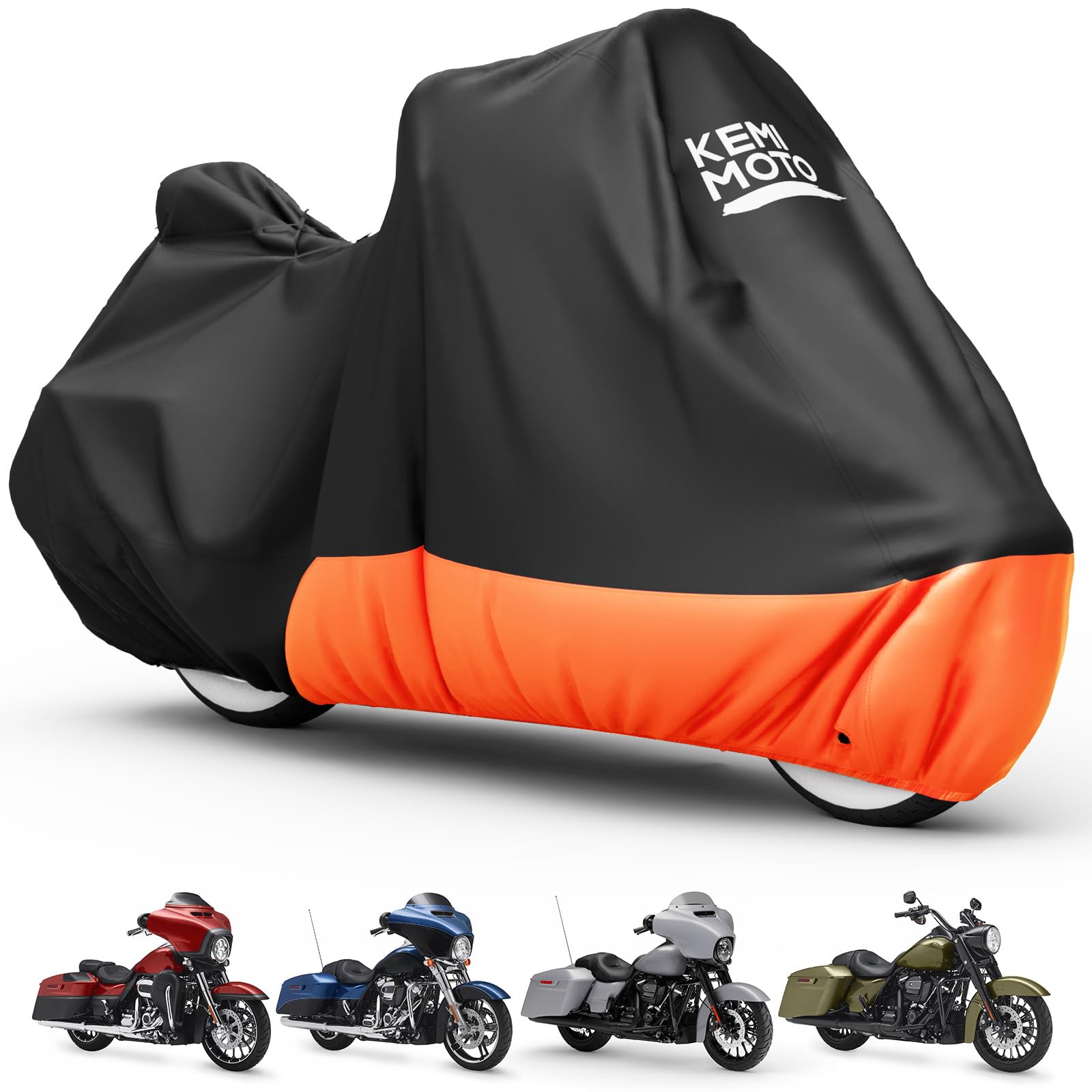 Photo of Motorcycle Cover for Touring Models by Kemimoto - Premium for UTVs / Side by Sides