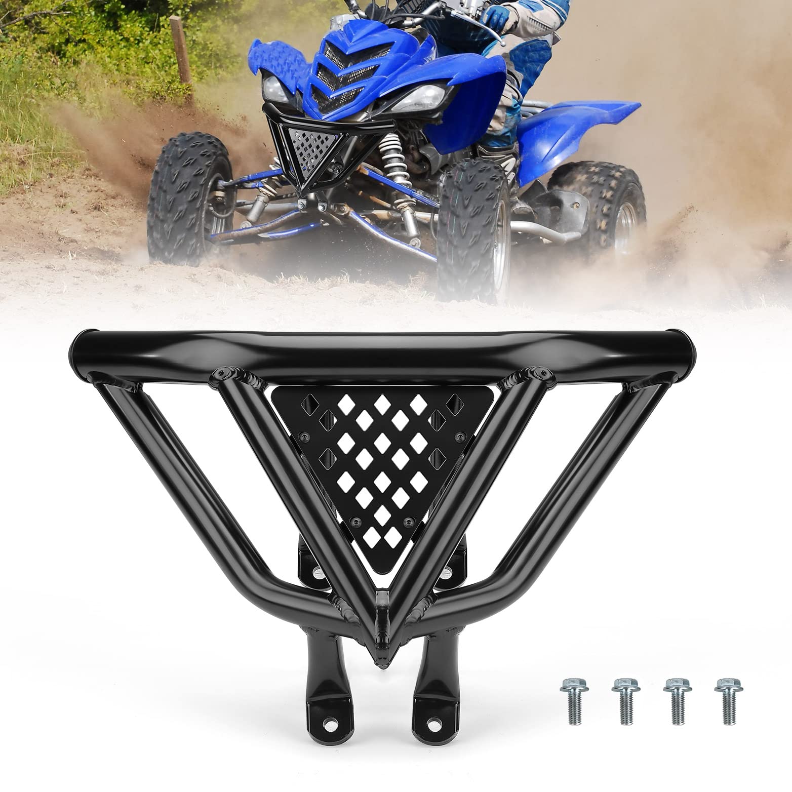 Photo of Kemimoto Front Bumper Guard for Yamaha Raptor 700/ 700R by Kemimoto - Premium for UTVs / Side by Sides