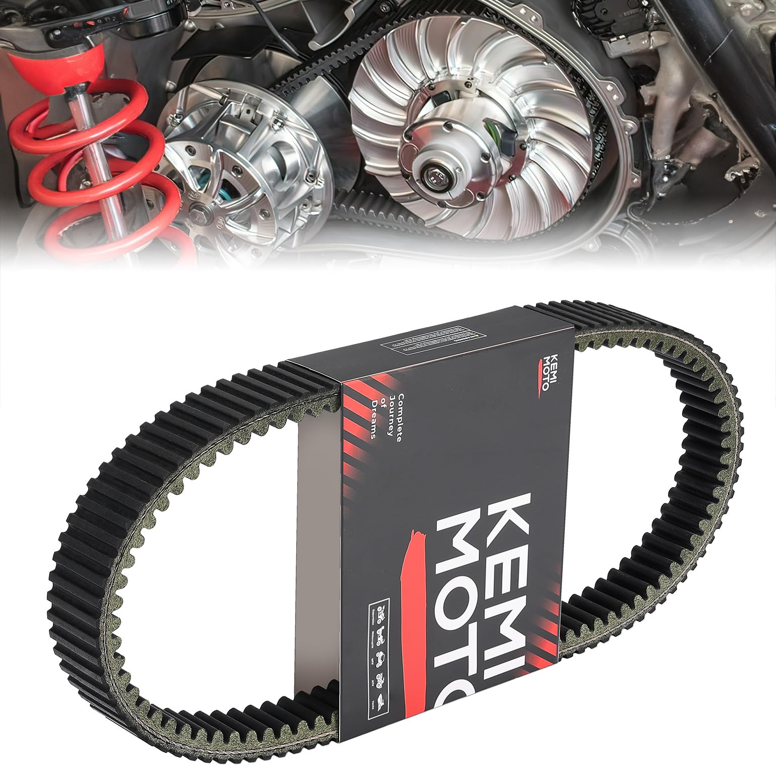 Photo of UTV Drive Belt for Polaris Ranger 1000 XP/ Polaris Xpedition/ RZR XP/ 4 1000 by Kemimoto - Premium for UTVs / Side by Sides