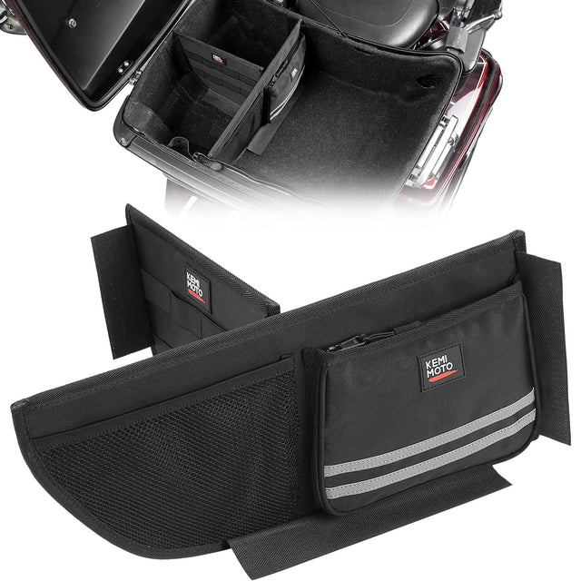 Photo of Tour Pack Organizer with Mesh Pocket and Dividers by Kemimoto - Premium for UTVs / Side by Sides