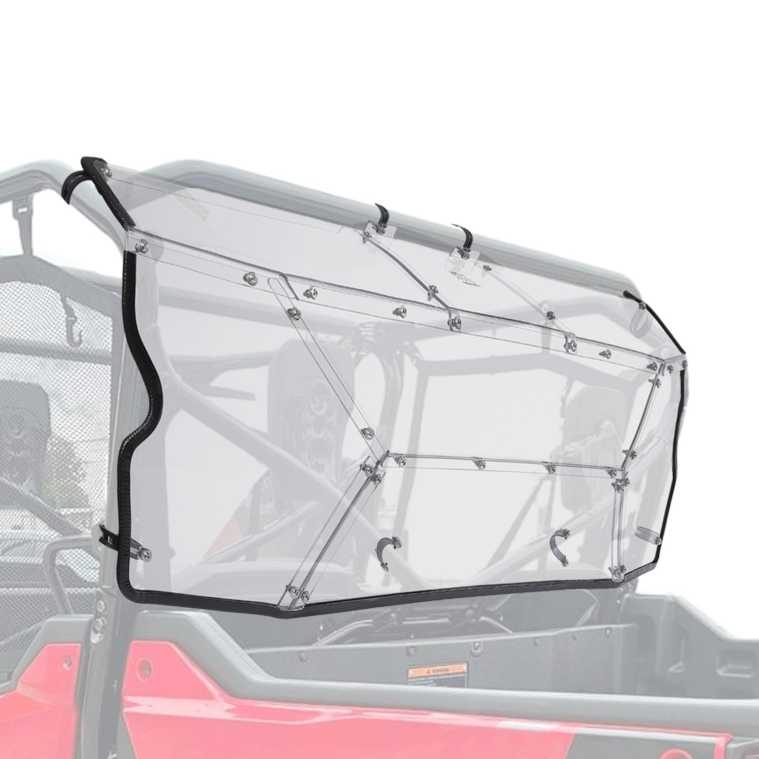 Photo of Rear Windshield for Pioneer 1000-6 2023-2024 by Kemimoto - Premium for UTVs / Side by Sides