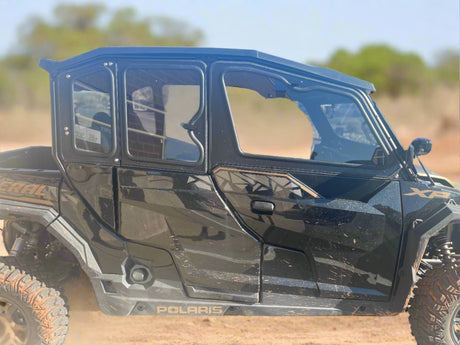 Photo of POLARIS GENERAL 4-SEAT Cab Enclosure "THE VAULT" 2016+ Upper Side Doors & Panels (Patent Pending) by Dirt Warrior Accessories - Premium VAULT for UTVs / Side by Sides