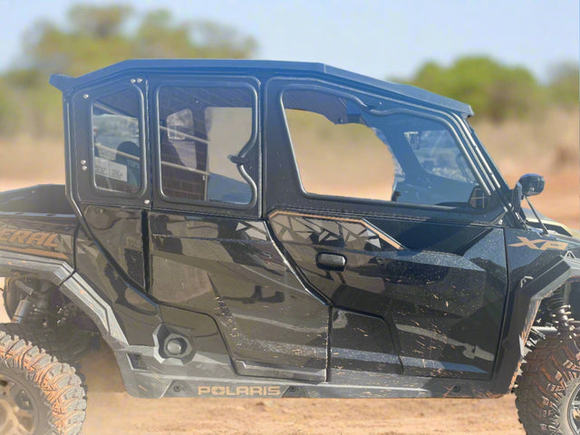 Photo of POLARIS GENERAL 4-SEAT Cab Enclosure "THE VAULT" 2016+ Upper Side Doors & Panels (Patent Pending) by Dirt Warrior Accessories - Premium VAULT for UTVs / Side by Sides