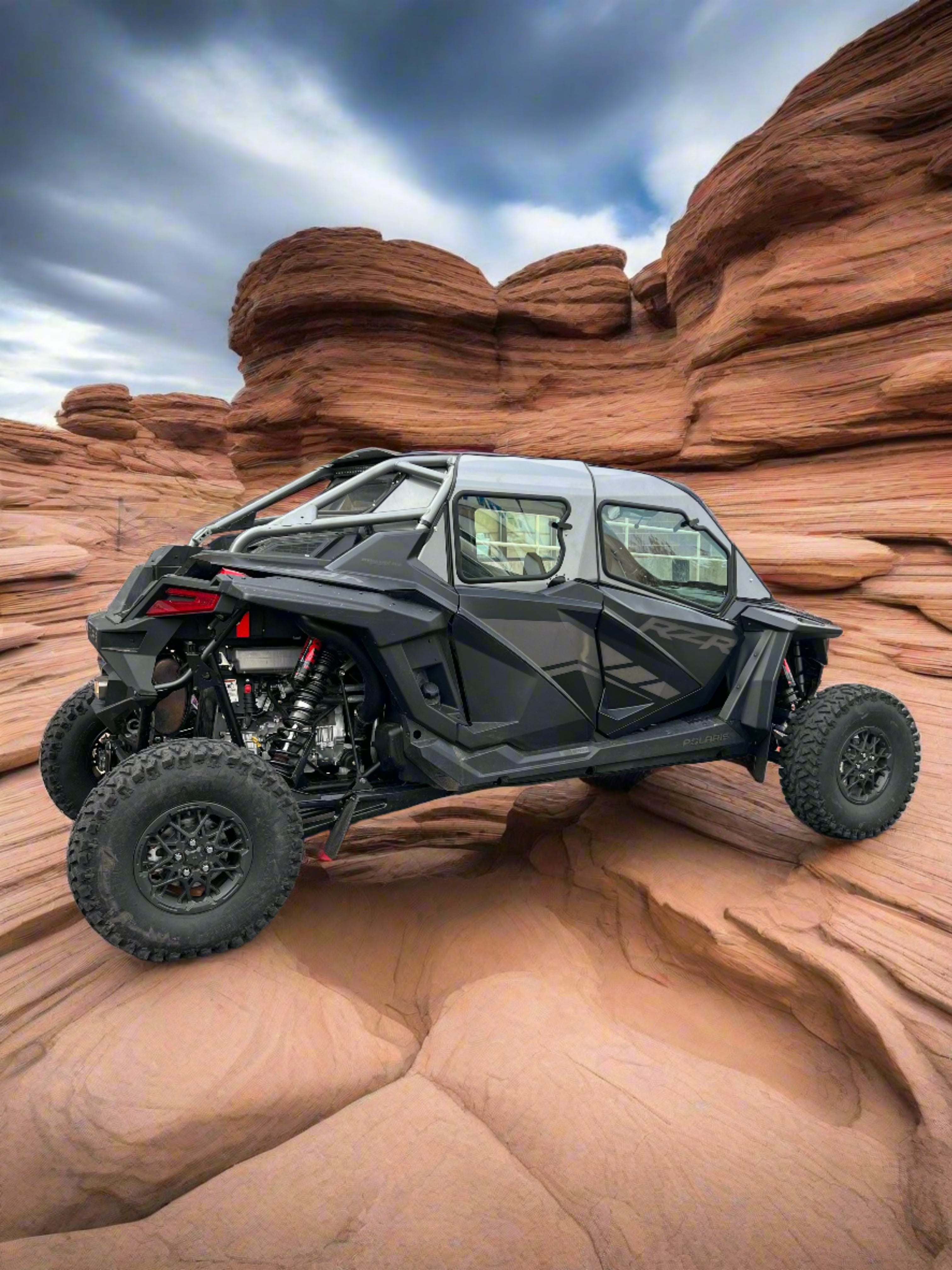 Photo of POLARIS RZR PRO R 4-SEAT 2022-24 Cab Enclosure "THE VAULT" Upper Side Doors & Panels (Patent Pending) by Dirt Warrior Accessories - Premium VAULT for UTVs / Side by Sides