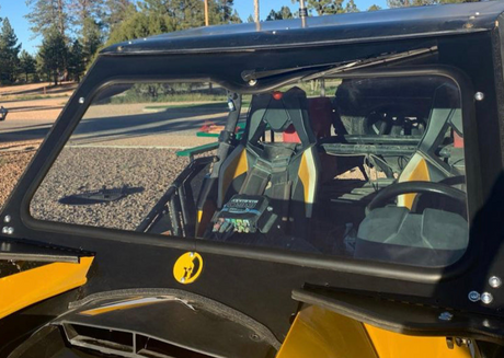 Photo of CANAM MAVERICK FRONT WINDSHIELD 2013-2018 by Dirt Warrior Accessories - Premium WINDSHIELD for UTVs / Side by Sides