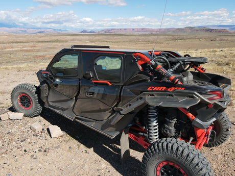 Photo of CANAM X3 4-SEAT Cab Enclosure "THE VAULT" Upper Side Doors & Panels (patent pending) by Dirt Warrior Accessories - Premium VAULT for UTVs / Side by Sides