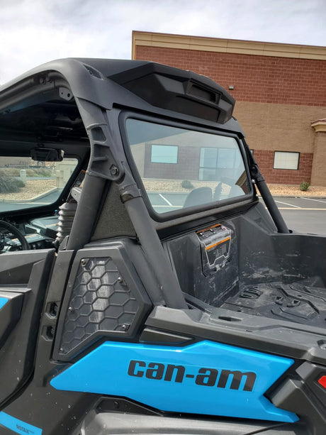Photo of CANAM MAVERICK SPORT/TRAIL REAR WINDSHIELD 2018+ 2-SEAT by Dirt Warrior Accessories - Premium WINDSHIELD for UTVs / Side by Sides