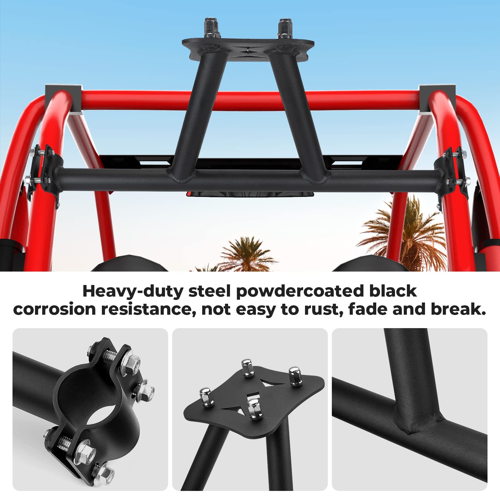 Photo of Spare Tire Carrier Mount for Polaris RZR XP 1000/4 1000 /Turbo by Kemimoto - Premium for UTVs / Side by Sides