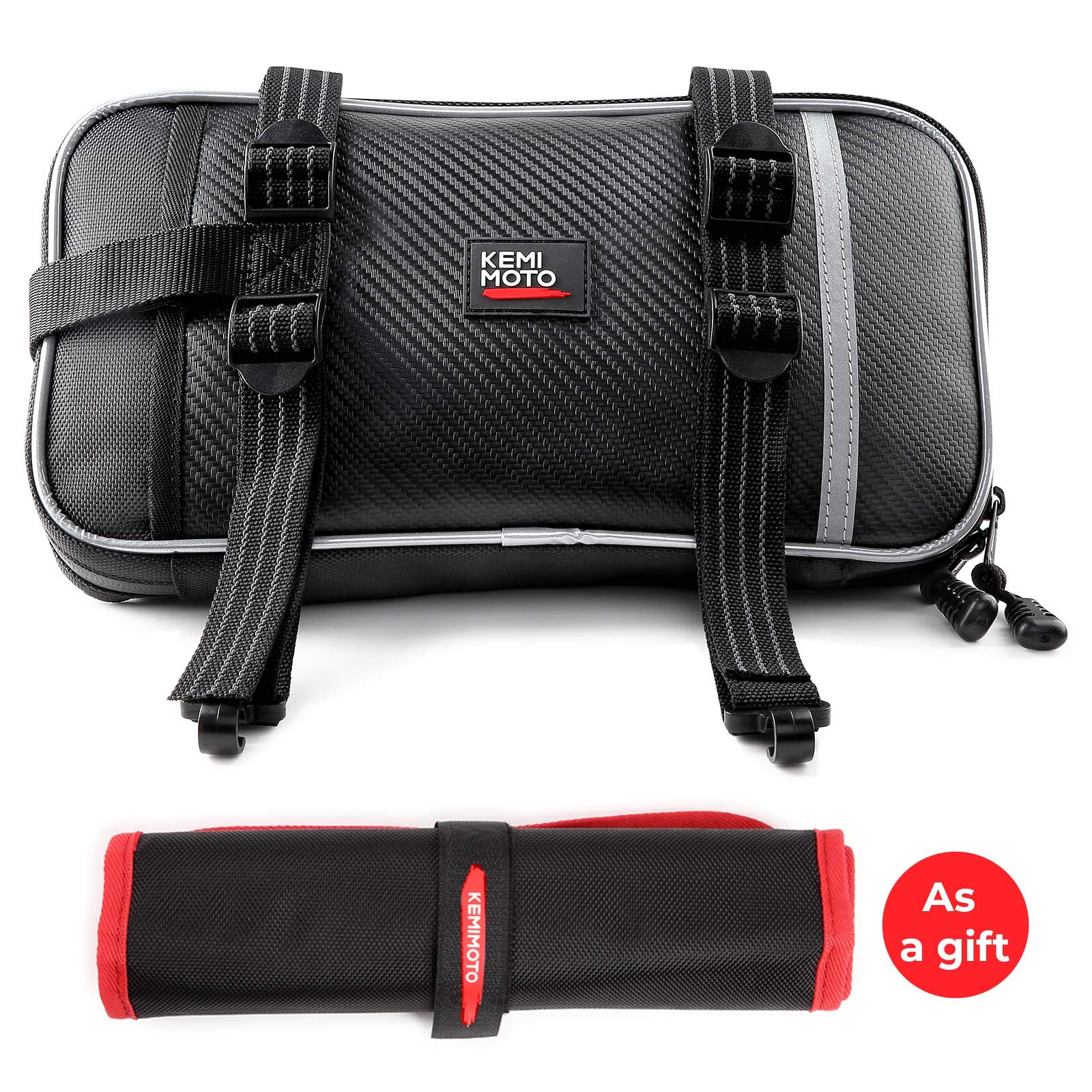 Photo of Front Fender Bag Dirt Bike Fender Bag Comes with Tool Roll Bag by Kemimoto - Premium for UTVs / Side by Sides