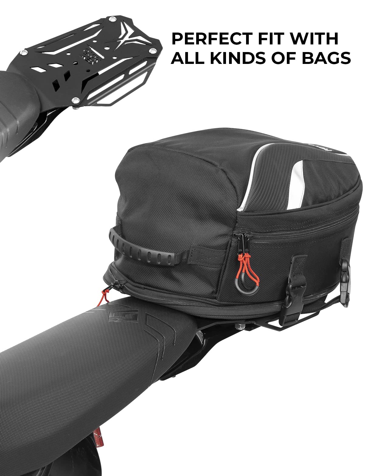 Photo of Rear Rack for Sur-Ron X Light Bee x260 and x160 Segway by Kemimoto - Premium for UTVs / Side by Sides