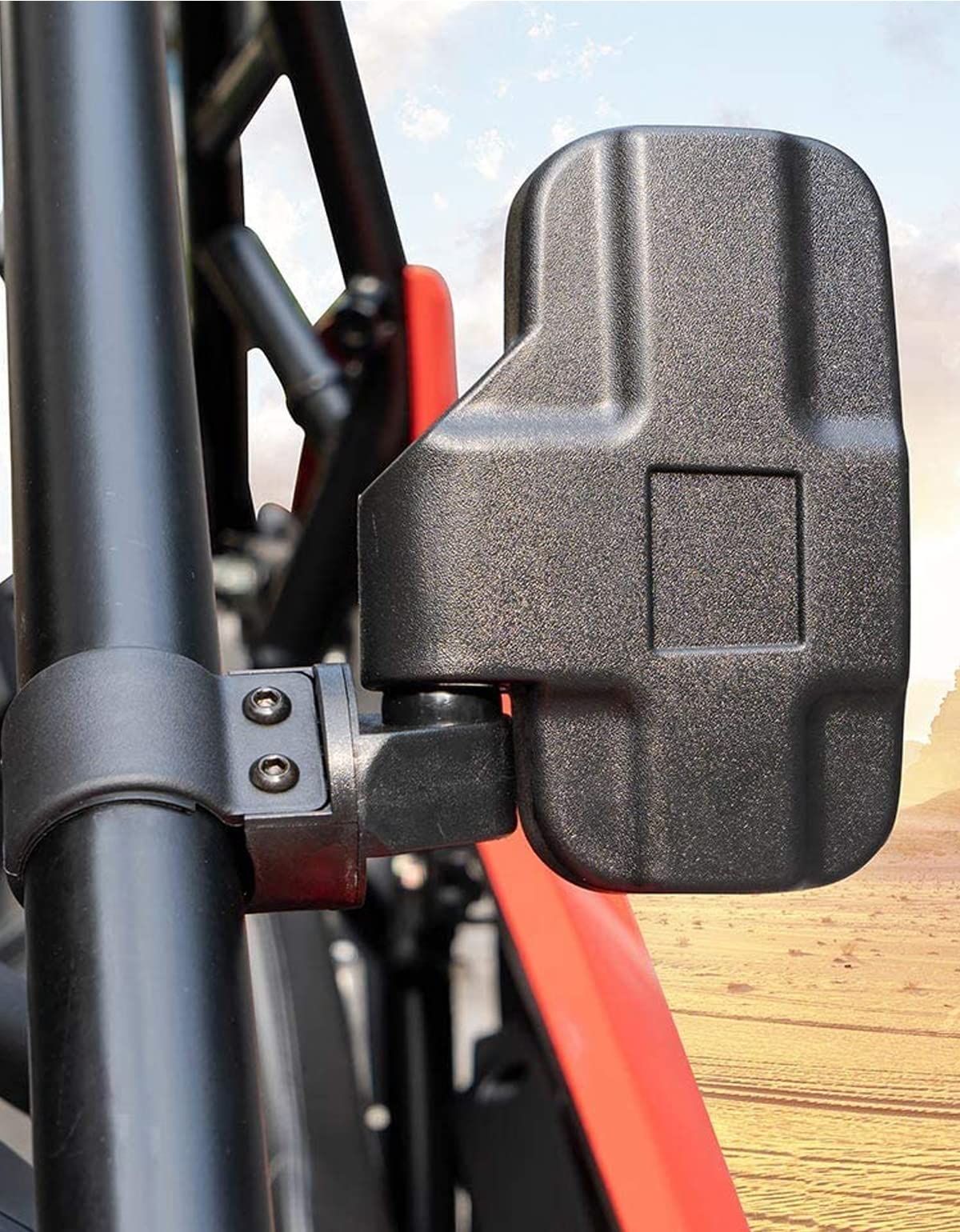 Photo of UTV 1.75"-2" Side View High Impact Convex Mirror for Can-am/Mule/Ranger/RZR by Kemimoto - Premium for UTVs / Side by Sides